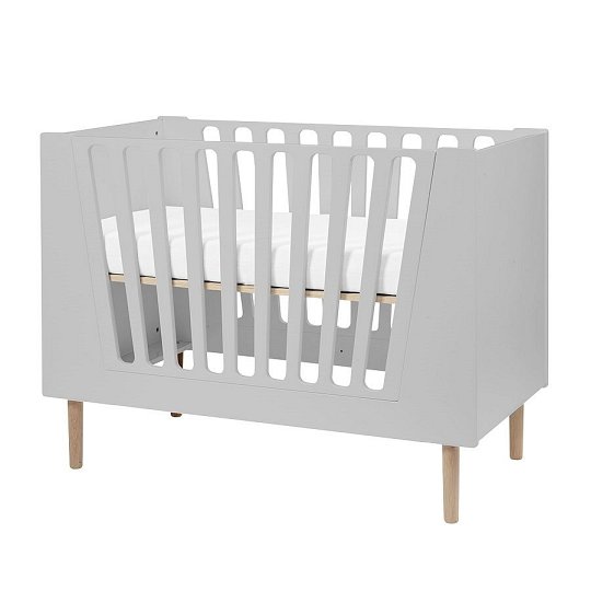 Done by Deer Łóżeczko 70x140 cm Grey