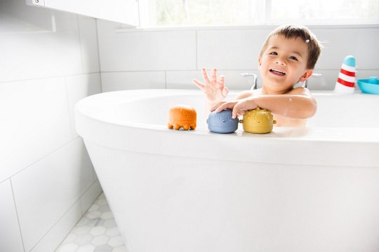 Ubbi Zabawki do Kąpieli Zwierzątka Morskie Muted Color