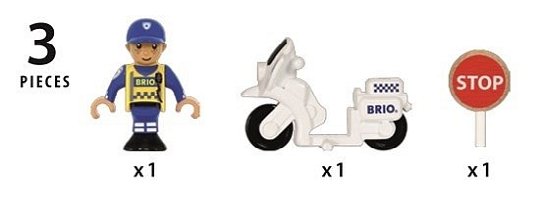 BRIO World Motocykl Policyjny