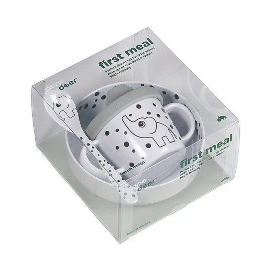 Done by Deer Pierwszy Zestaw Obiadowy Grey