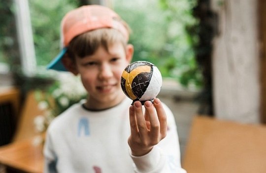 Ravensburger Puzzle 3D Kula Pokemon 54 el. CZarna