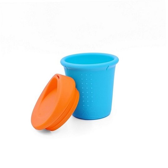 Silikids Kubek Silikonowy Aqua/Orange