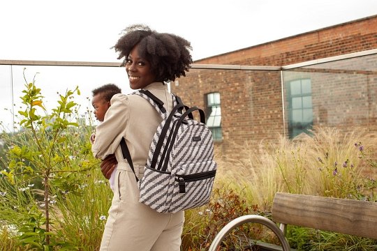 Babymel Eco Plecak do Wózka Lola Mono Stone