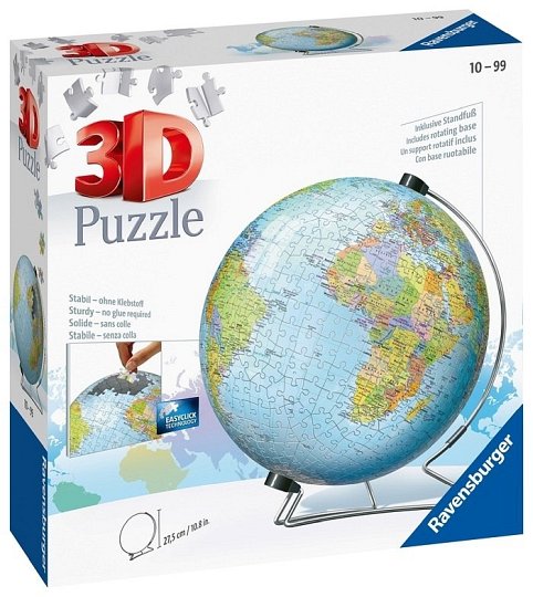 Ravensburger Puzzle 3D Kula Ziemska Globus 540 el.