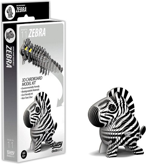 Eugy Układanka  Eko 3D Zebra