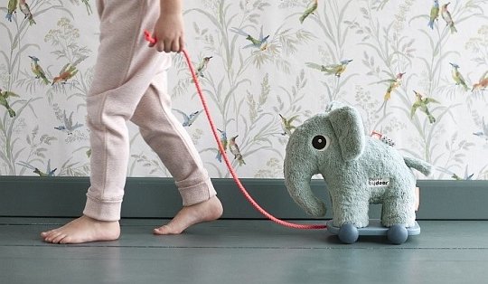 Done by Deer Słonik do Ciągnięcia Blue