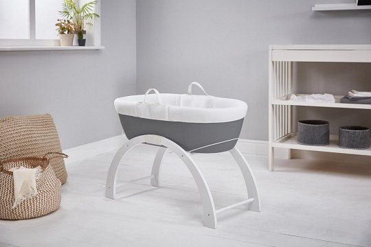 Shnuggle Stojak 2w1 do Kosza Mojżesza Curve White