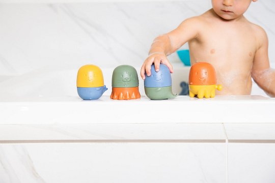 Ubbi Zabawki do Kąpieli Zwierzątka Muted Color