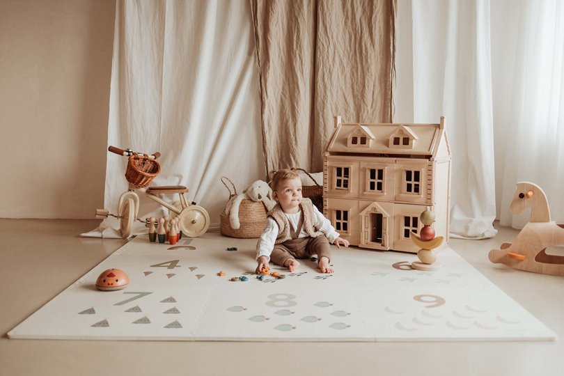 Play&Go TILOO Dwustronna Mata Piankowa 3w1 Numbers