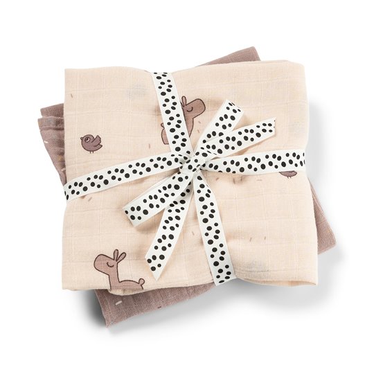 Done by Deer Pieluszki Bawełniane 65x65cm 2szt Lalee Powder