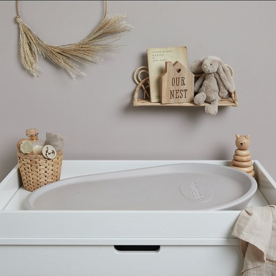Shnuggle Mata do Przewijania z Pianki Squishy Taupe