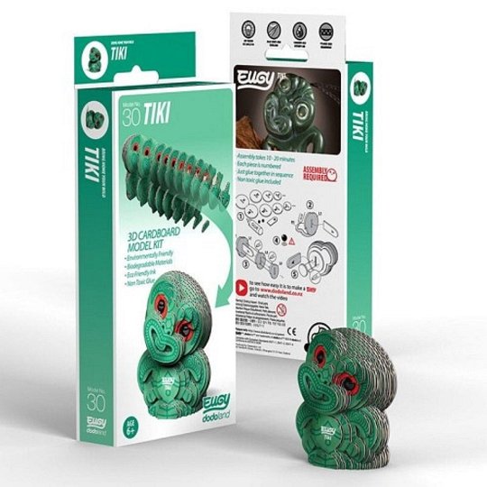 Eugy Układanka Eko 3D Tiki