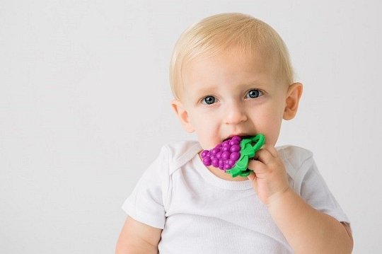 Baby Banana Gryzak Silikonowy Winogrono