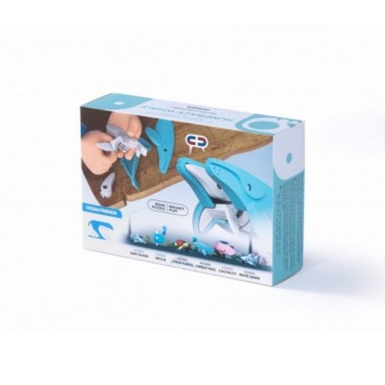 Halftoys Magnetyczny Składany Wieloryb Humbak