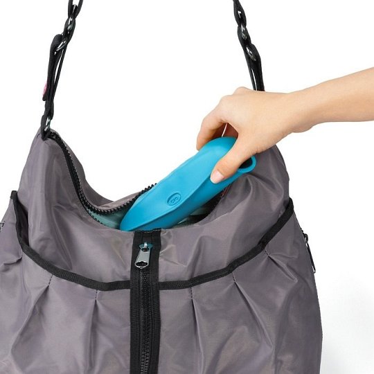 OXO Śliniak Zwijany Aqua Pattern