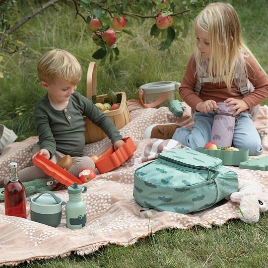 Done by Deer Pudełko Lunchbox Kiddish Croco Powder