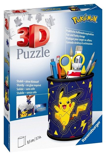 Ravensburger Puzzle 3D Przybornik na Biurko Pikachu 54 el.