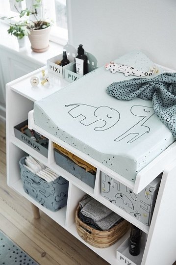 Done by Deer Dreamy Dots Przewijak Blue