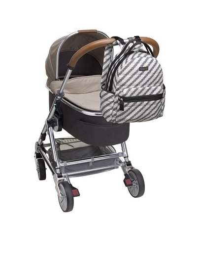 Babymel Eco Plecak do Wózka Lola Mono Stone