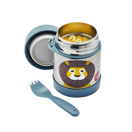 3 Sprouts Termos dla Dzieci Lew Blue