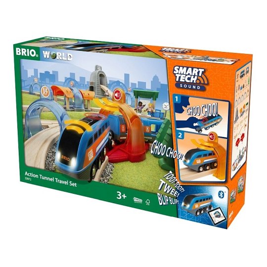 BRIO Smart Tech Zestaw Podróżny z Tunelami