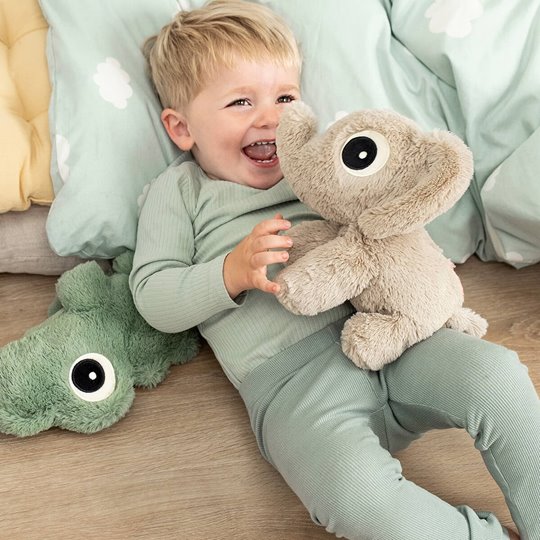 Done by Deer Maskotka Słonik Elphee 20cm Sand