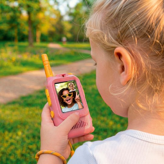 Zazu Fun Video Walkie Talkie dla Dzieci Pink