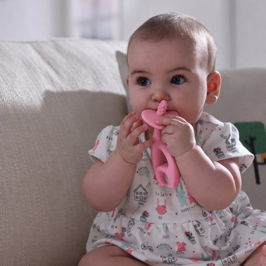 Mombella Gryzak Słonik Dancing Elephant Pink