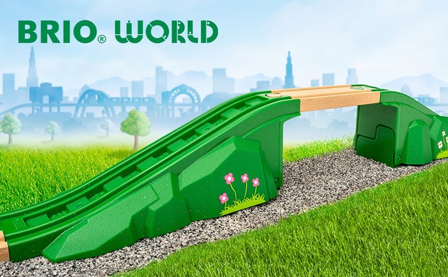 BRIO World Most Modułowy do Kolejki Drewnianej