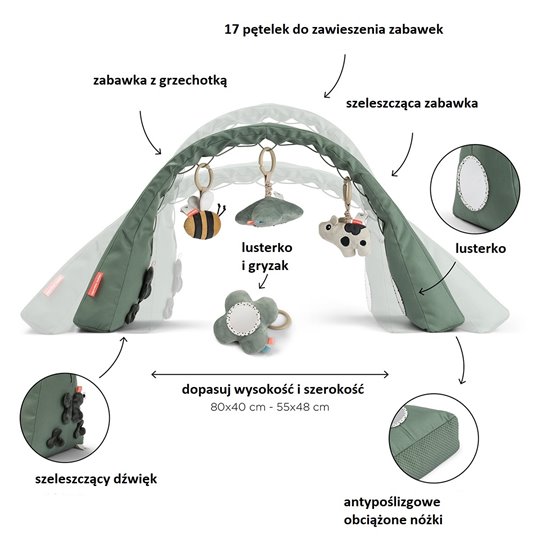 Done by Deer Pałąk z Zabawkami - Stojak Edukacyjny