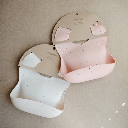 Mushie Śliniak Silikonowy Vanilla Confetti