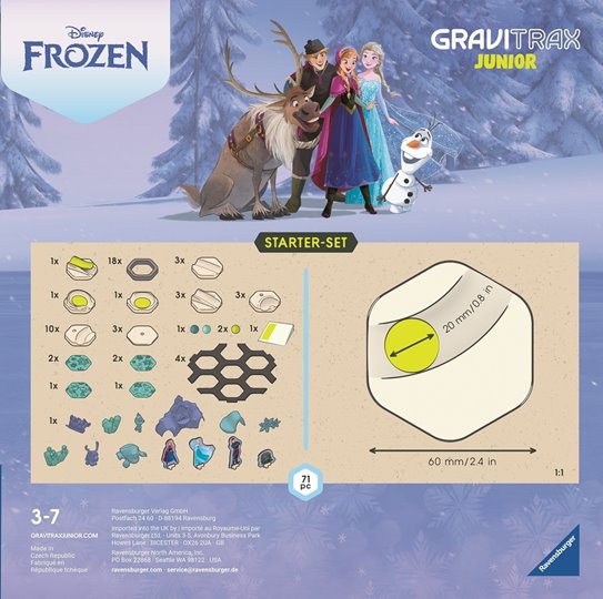 GraviTrax Junior Zestaw Startowy Kraina Lodu Frozen 71el.