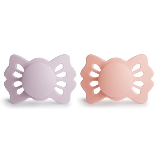 FRIGG Lucky Smoczek symetryczny 2-pak silikon 0-6m Soft Lilac / P