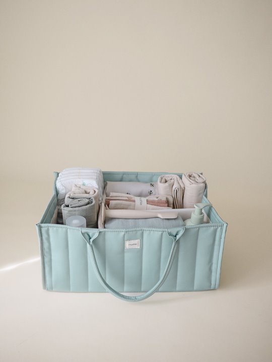 Mushie Organizer na pieluszki Roman Green