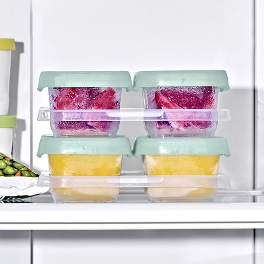 OXO tot Pojemniki do mrożenia żywności dla niemowląt Opal 120 ml