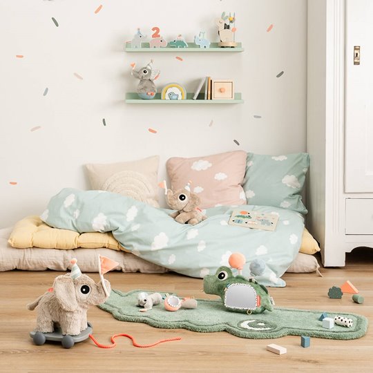 Done by Deer Zabawka do Ciągnięcia Słonik Elphee Sand