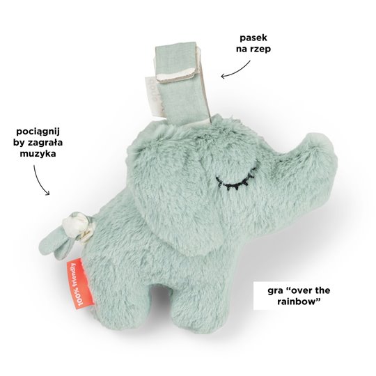 Done by Deer Pozytywka dla Niemowlaka Słonik Elphee Blue