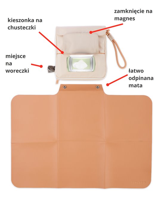 Skip Hop Przewijak Podróżny Organizer Clean Slate 