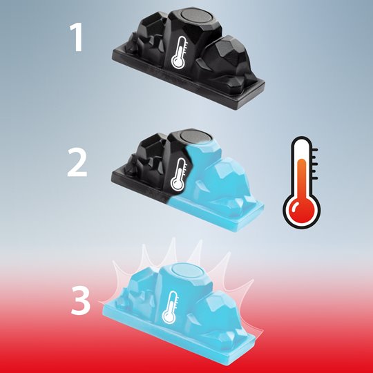 BRIO World Pociąg Towarowy z Kamieniami Zmieniającymi Kolor i Mas