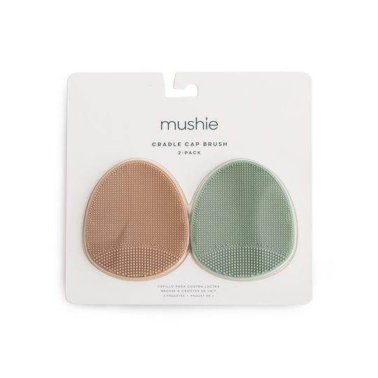 Mushie Szczotka na Ciemieniuchę dla Niemowląt Natural / Cambridge