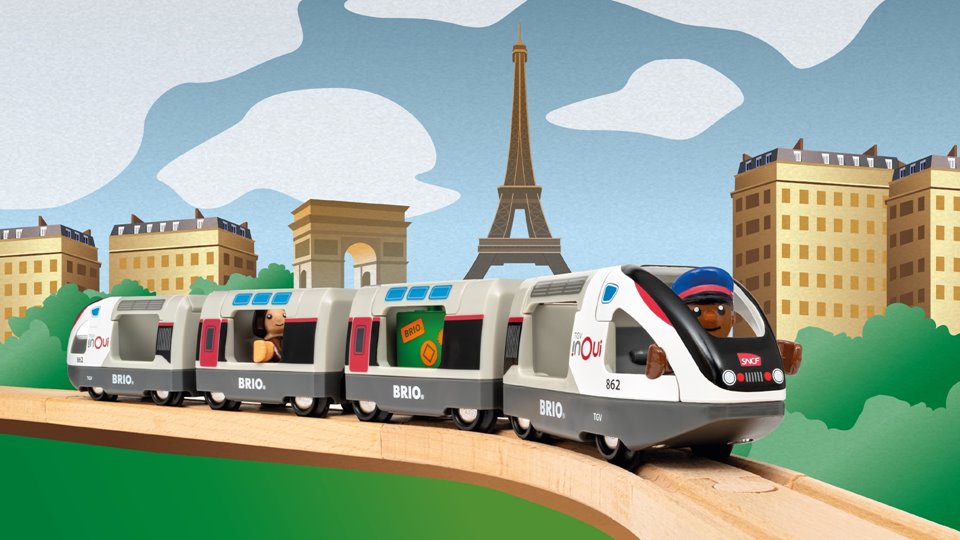 BRIO World Pociągi Świata - Pociąg TGV INOUI
