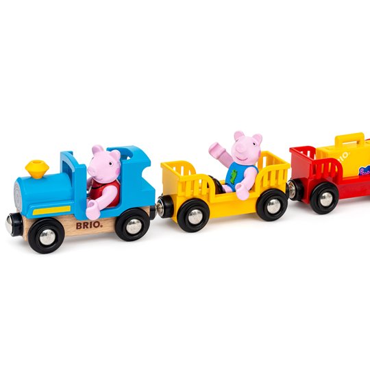 BRIO World Pociąg Świnka Peppa i Georg