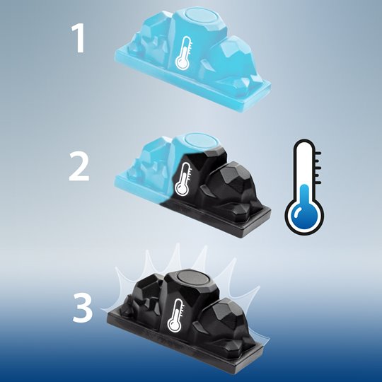 BRIO World Pociąg Towarowy z Kamieniami Zmieniającymi Kolor i Mas