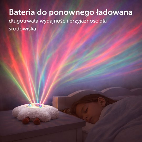 ZAZU Gaia Projektor Zorzy Polarnej White