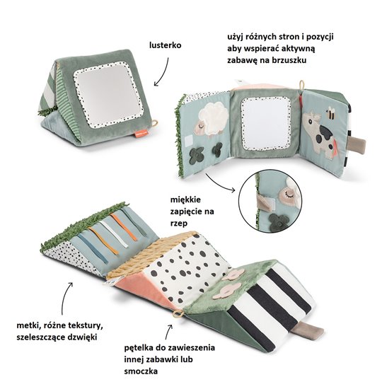 Done by Deer Rozkładane Lusterko Sensoryczne Tiny 