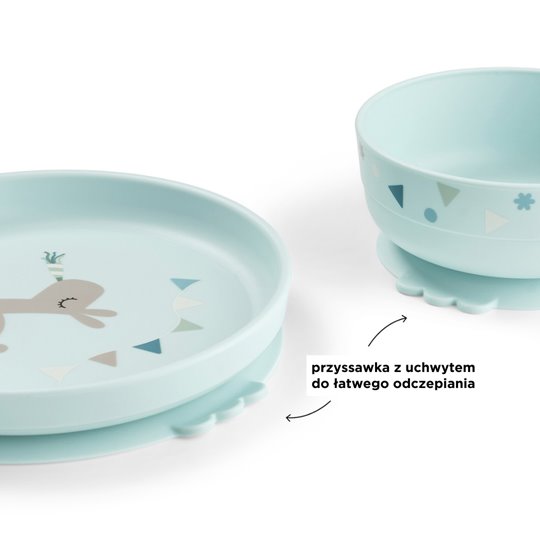 Done by Deer Pierwszy Zestaw Obiadowy Foodie Blue