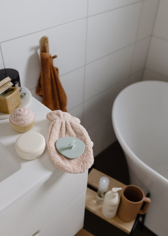 Mushie Szczotka na Ciemieniuchę dla Niemowląt Natural / Cambridge