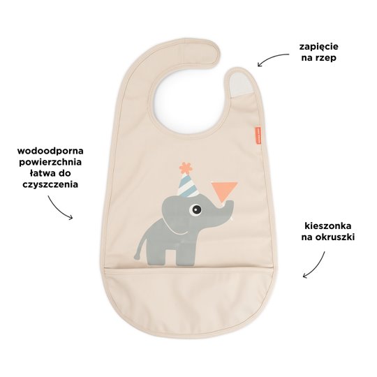 Done by Deer Śliniak z Kieszonką Celebration Sand