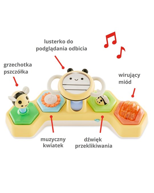 Skip Hop Zabawka Interaktywna Kierownica Pszczółka