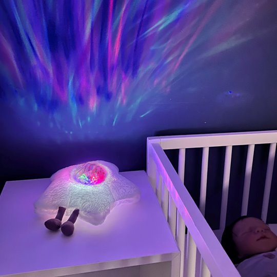 ZAZU Gaia Projektor Zorzy Polarnej White